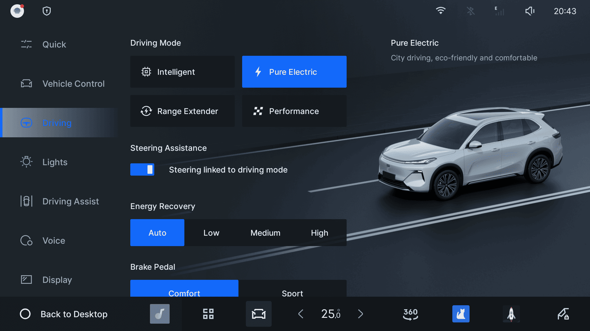Режимы вождения